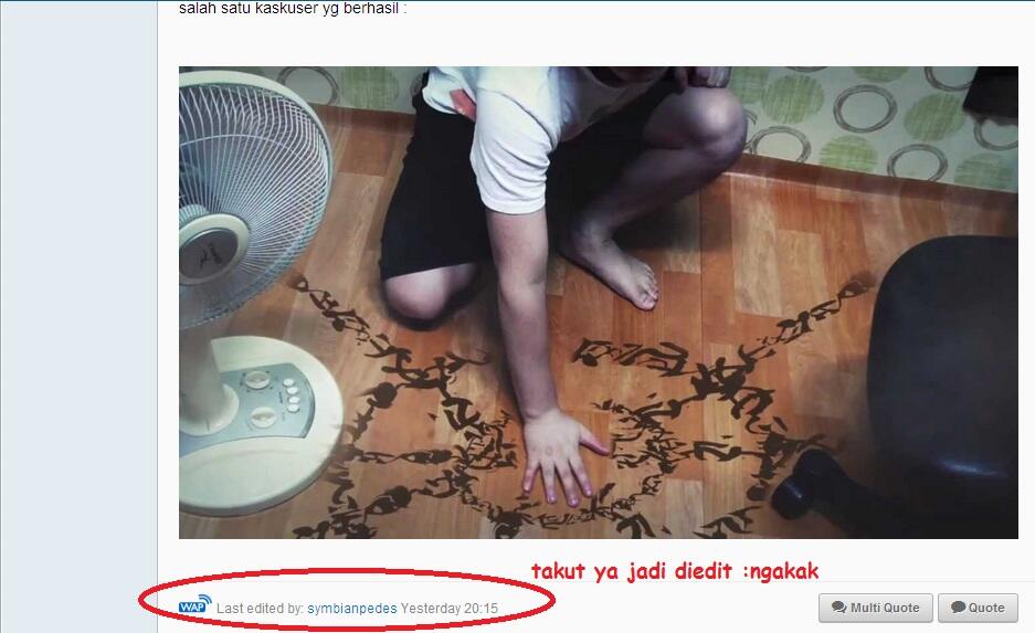&#91;Ngakak&#93; Satu Lagi Ababil Ketakutan Setelah Buat Thread Mencoret2 Uang Kertas Rupiah 