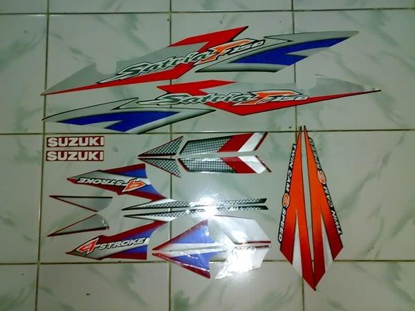 stiker suzuki satria fu built up thailand