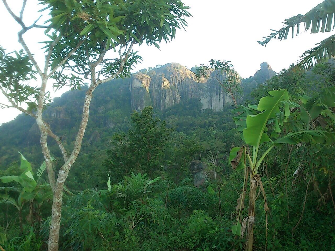 Taman Buah Nglanggeran (embung) wisata baru kolam diatas awan