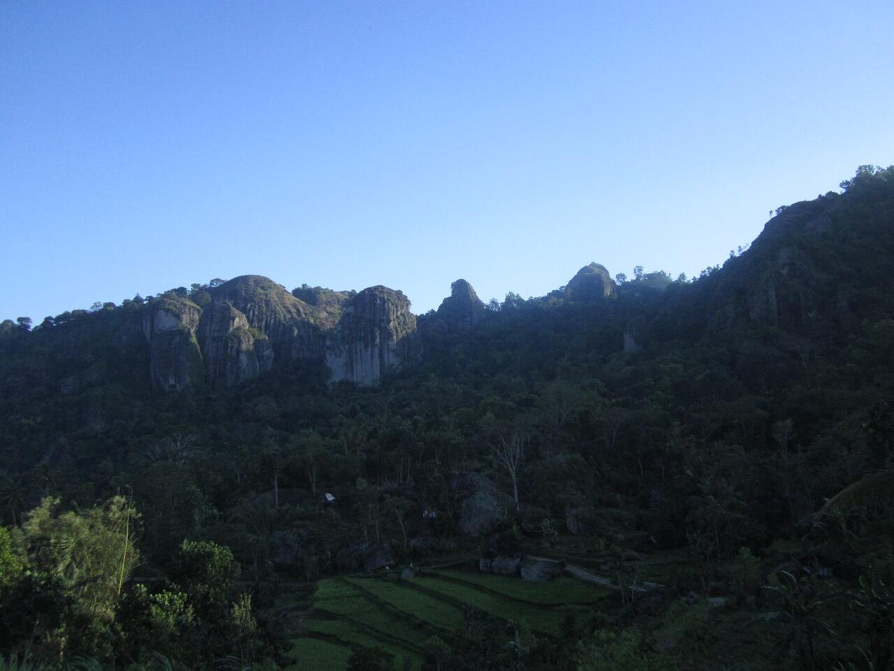 Taman Buah Nglanggeran (embung) wisata baru kolam diatas awan