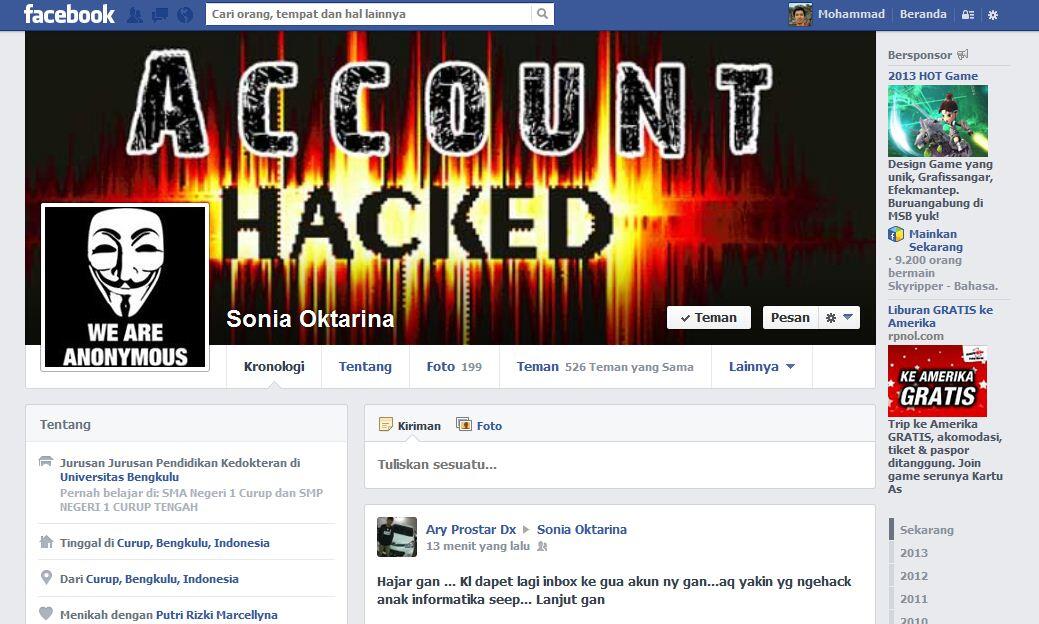 &#91;HELP&#93; Solusi untuk Akun Facebook Temen Ane yg Diretas