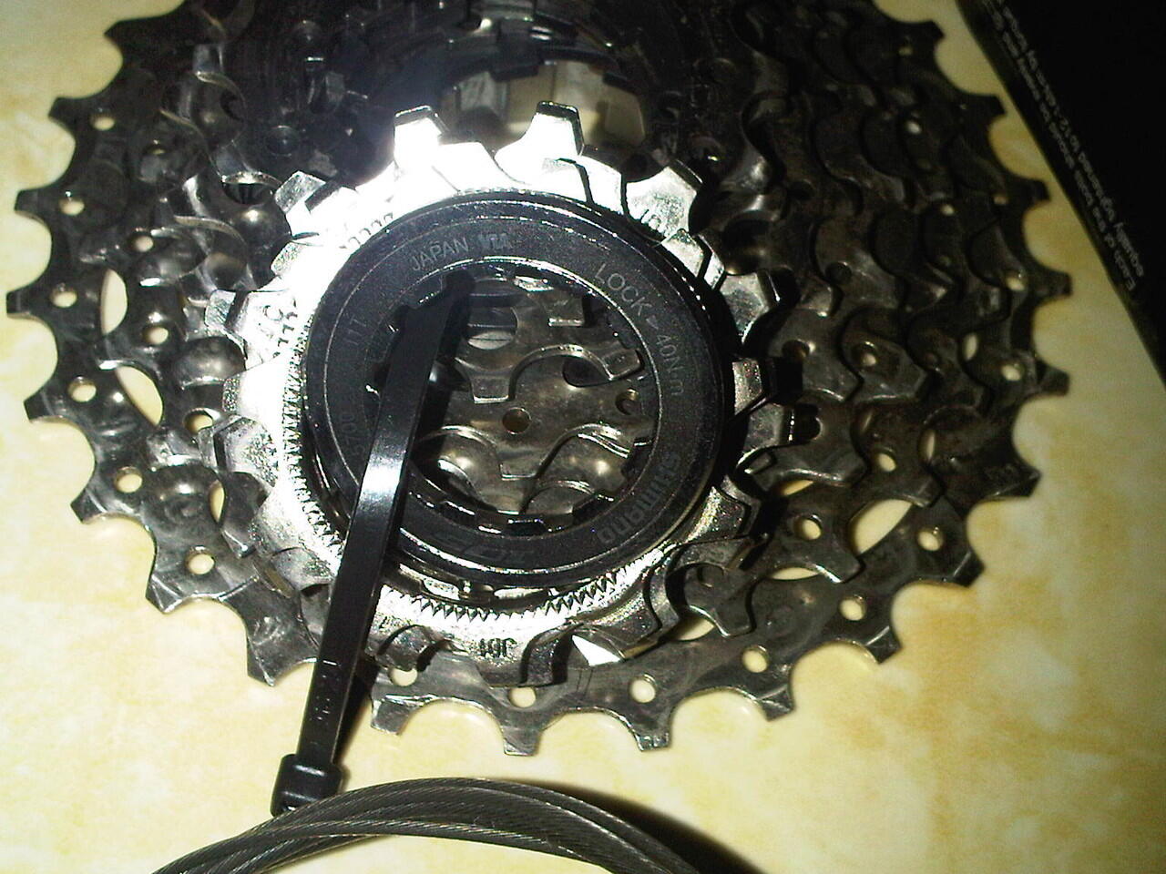 RD, FD, Sproket shimano 105 5700 Black roadbike