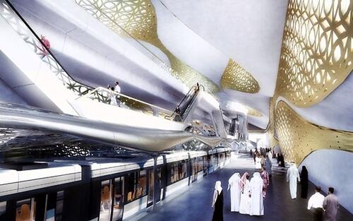 Berlapis Emas, Stasiun Paling Mewah Ada di Riyadh