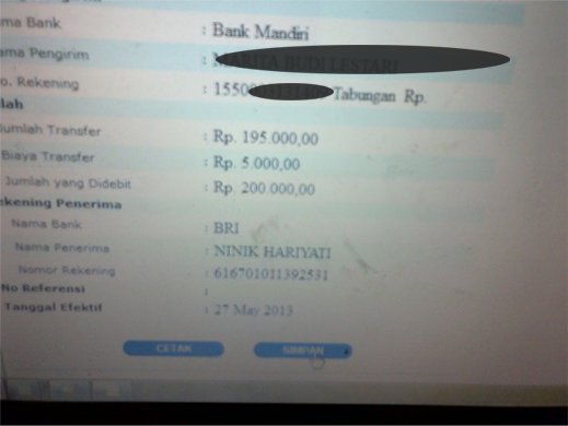 Mohon bantuannya atas penipuan dengan PIN BB 28630F3E !!!!