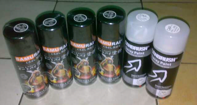 Terjual Spray  Paint Cat  Semprot Samurai Pylox RJ 