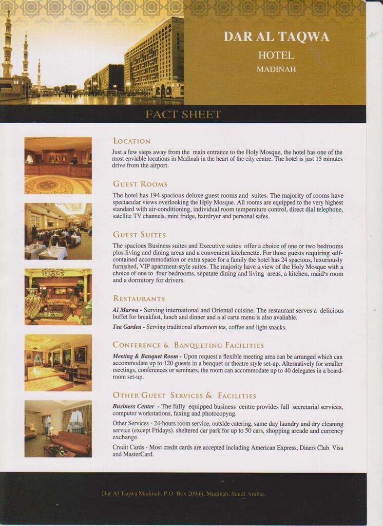 VACANCY FOR DAR AL TAQWA FROM MADINAH ARAB SAUDI