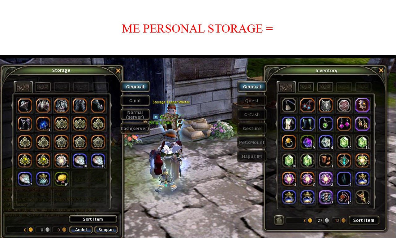 JUAL CHAR DRAGON NEST SERVER INA (ALTHEA) (GUARDIAN) LVL 50 BANYAK BONUS