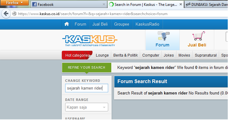 Sejarah Kamen rider