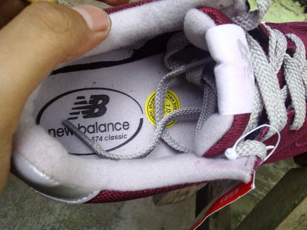 new balance 574 encap merah maroon