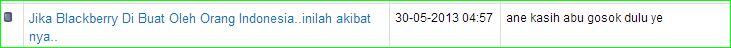 Jika Blackberry Di Buat Oleh Orang Indonesia..inilah akibat nya..
