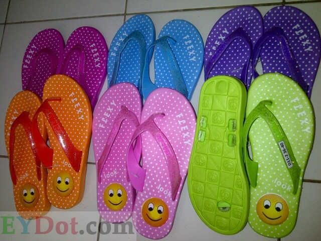 Grosir sandal karet import murah, jual per dus, cocok untuk stok toko anda