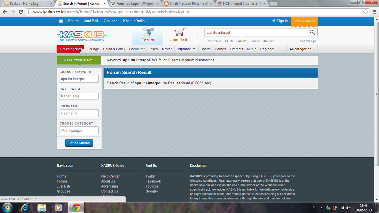 Tentang Interpol Indonesia