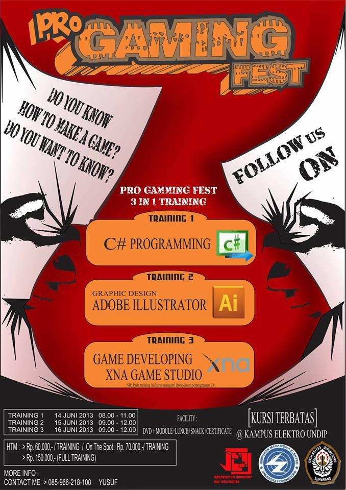 &#91;Event&#93; Pelatihan Gaming 