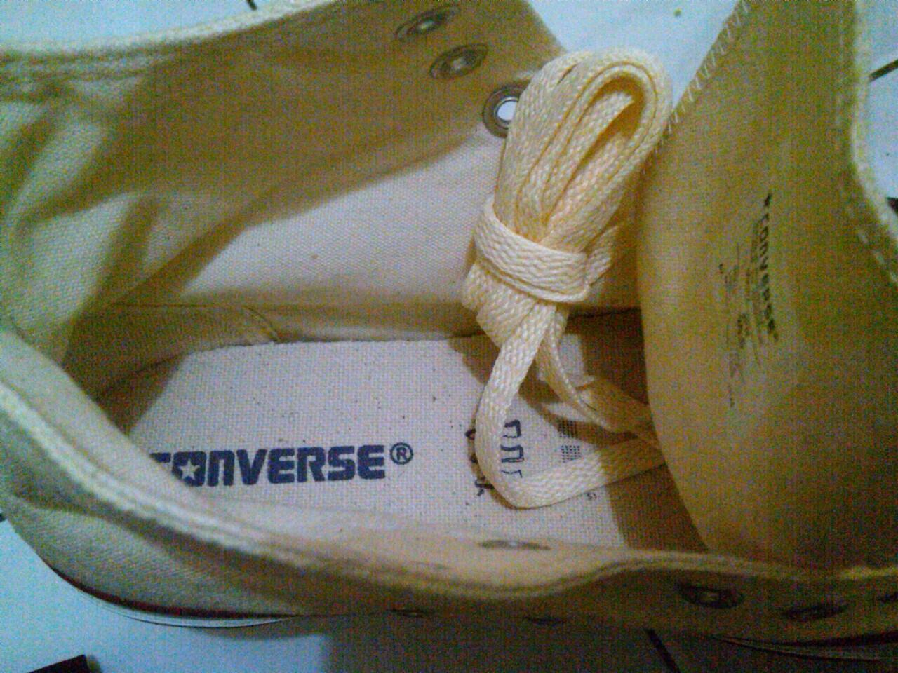 Jual sepatu Converse Original ada 2, Cream Mid and Navy Low