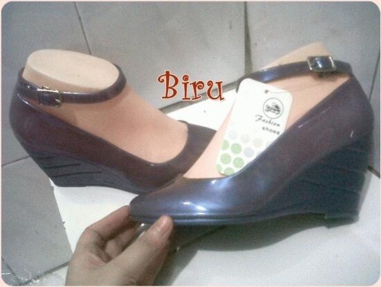 WEDGES JELLY SHOES GLITTER 50.000 !