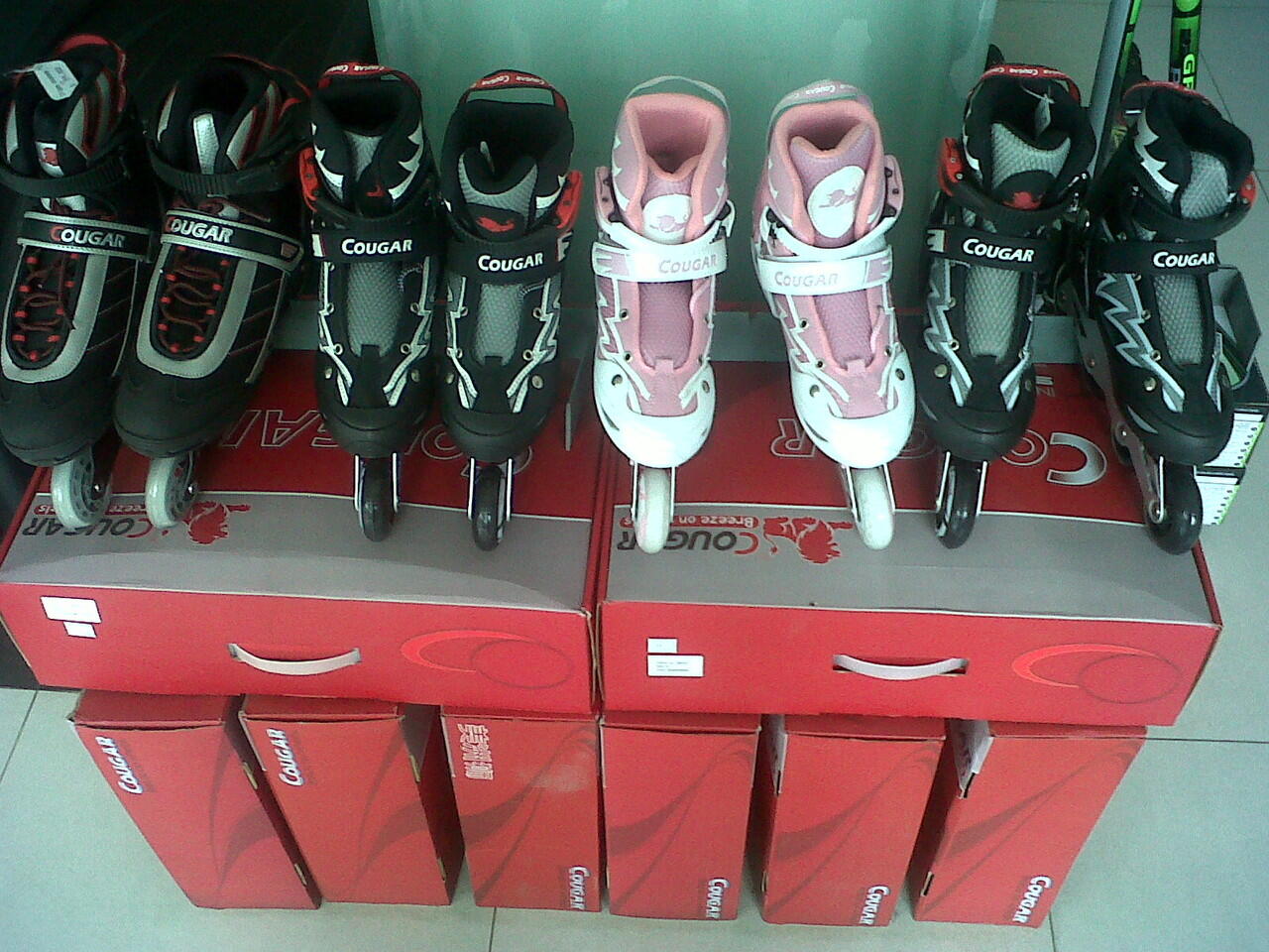 Sepatu Roda Inline Skate,Roller Blade Merk COUGAR
