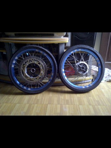 WTS velg dbs satria FU, tromol ninja