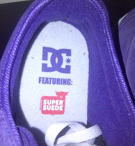 BNIB DC shoes original "CHRIS COLE - PURPLE"