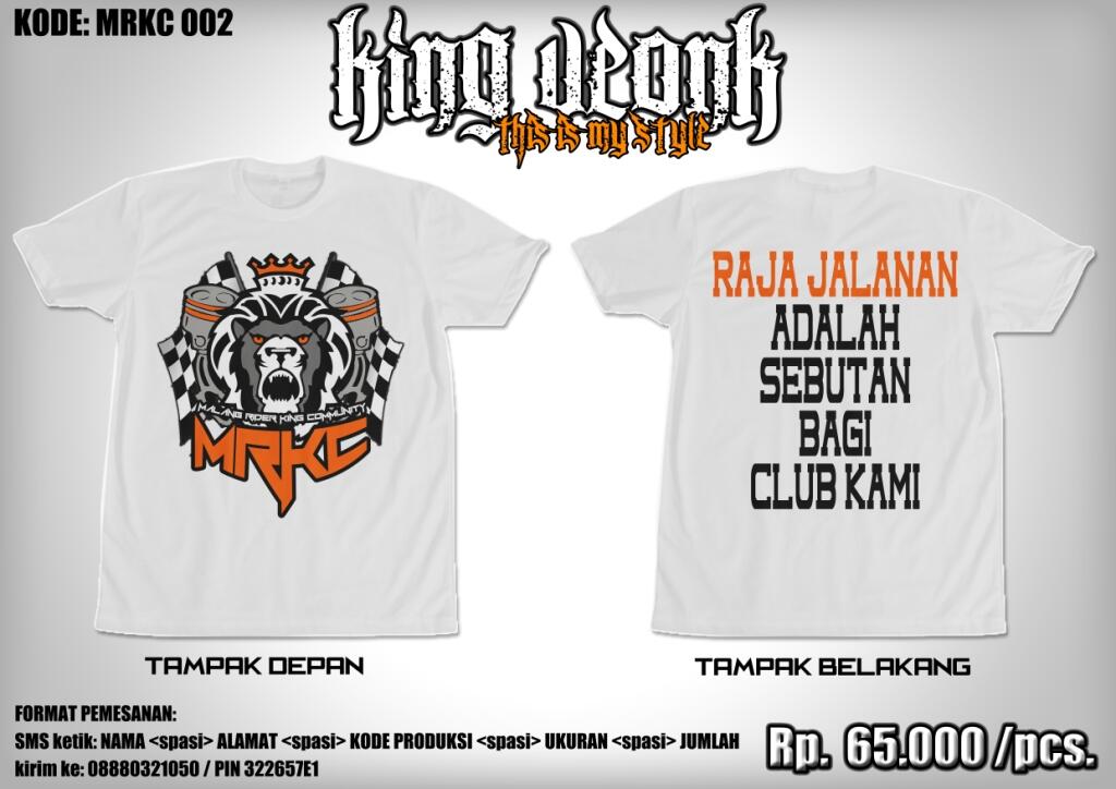 KAOS RX - KING product by KINGVEONK MRKC MALANG