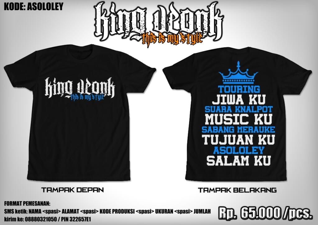 KAOS RX - KING product by KINGVEONK MRKC MALANG