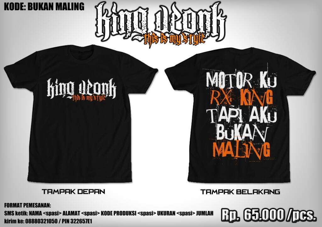 KAOS RX - KING product by KINGVEONK MRKC MALANG