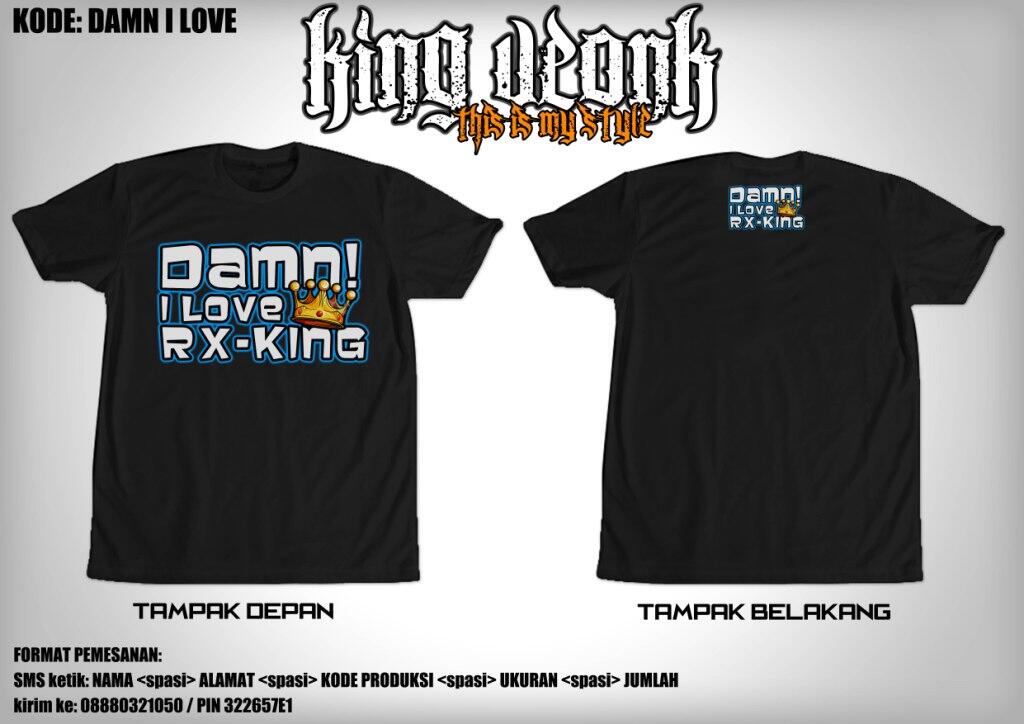 KAOS RX - KING product by KINGVEONK MRKC MALANG