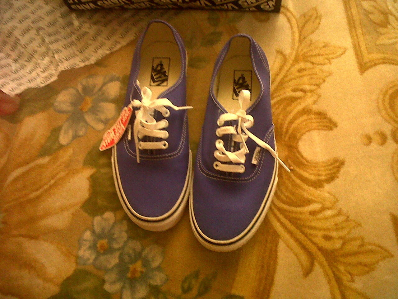 JUAL VANS AUTHENTIC VIOLET SPECTRUM SIZE 9 (42) waffle GSI