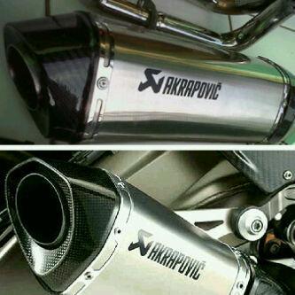 Knalpot Terlaris Saat Ini,Slip On Akrapovic For Ninja 250CC