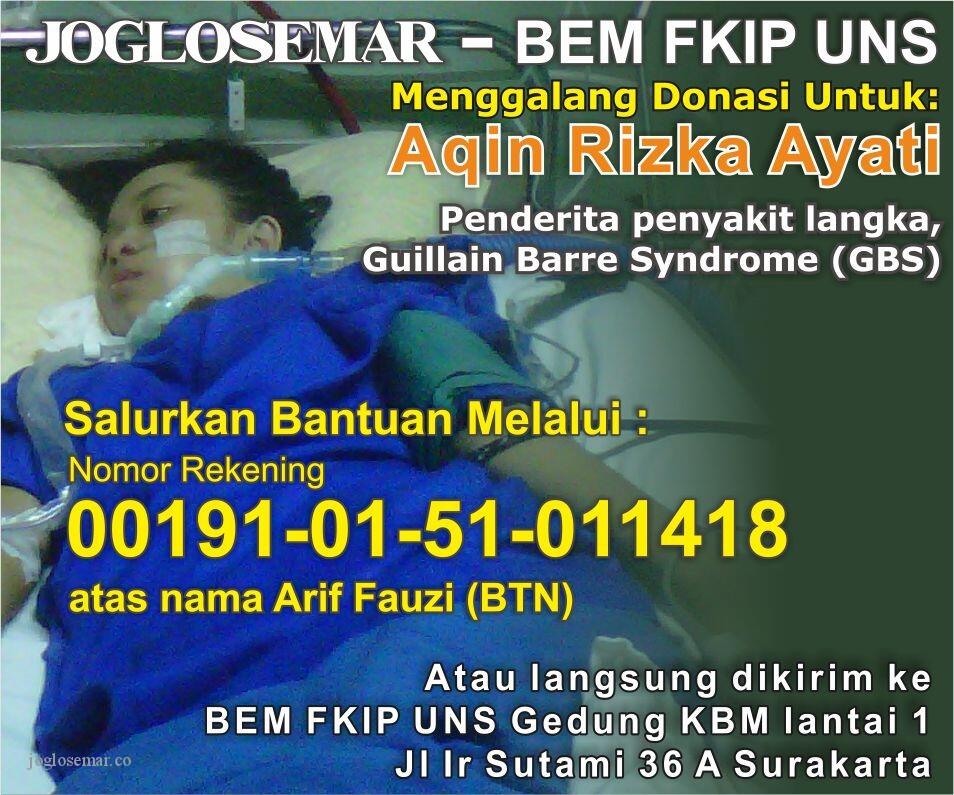 &#91;GALANG DANA&#93; Aqin Rizka A Penderita Penyakit Langka GBS (Guillain Barre Syndrome) 