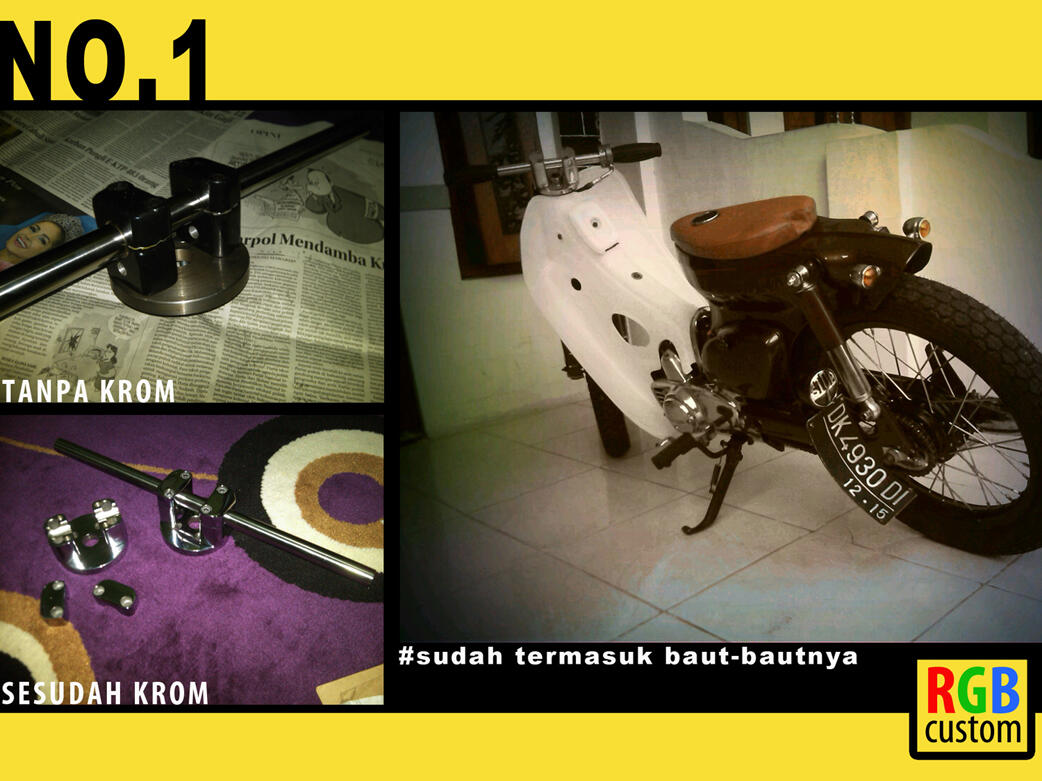 BRAKET BAJA CUSTOM SAFETY RIDING - STREET CUB C70