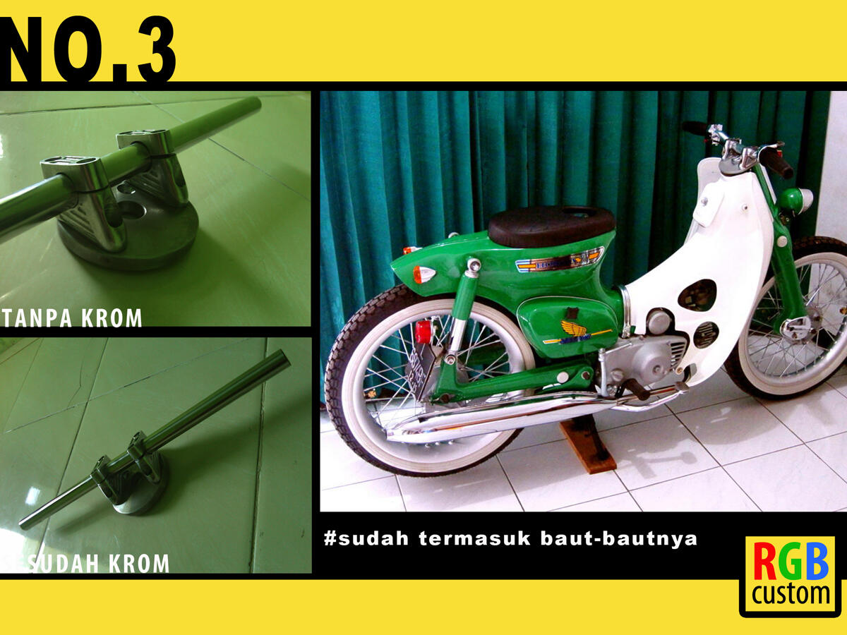 BRAKET BAJA CUSTOM SAFETY RIDING - STREET CUB C70