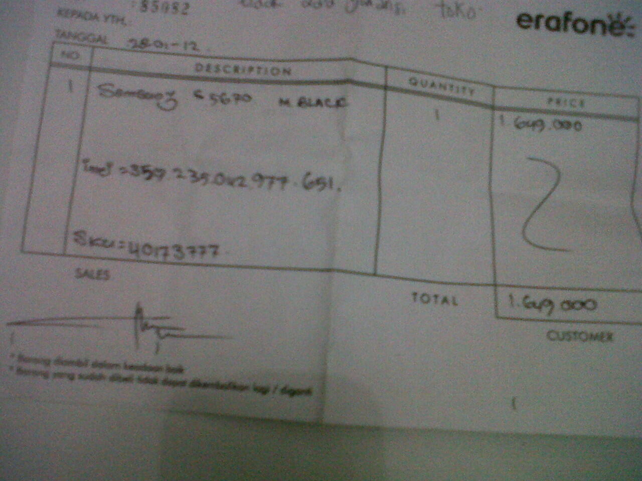 JUAL CEPAT & BUTUH, SAMSUNG GALAXY FIT GT5670
