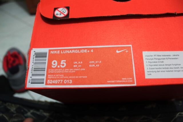Nike Lunarglide+ 4 size 9,5/42.5