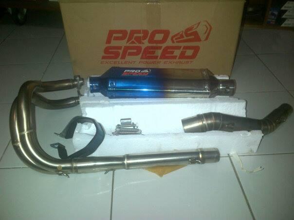 NINJA 250 FI KNALPOT PROOSPEED 2nd Blue Series 99,99% baru
