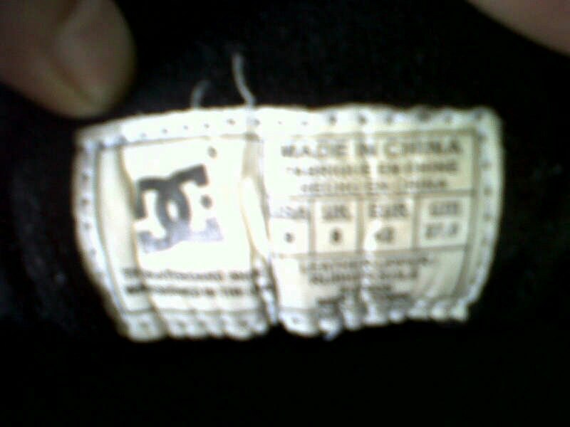 wts DC Shoes USA for two original