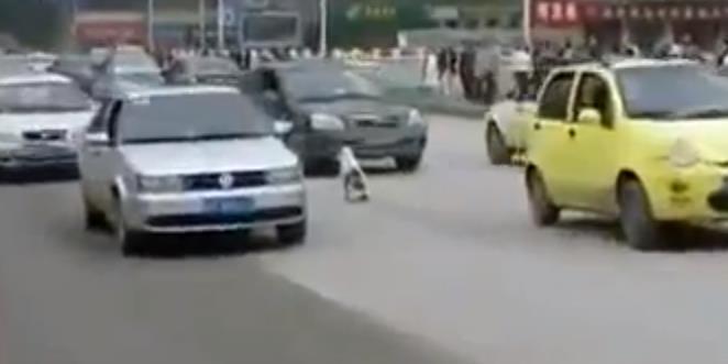Duduk ditengah jalan, Nyawa diujung tanduk, Ingin bunuh dirikah?