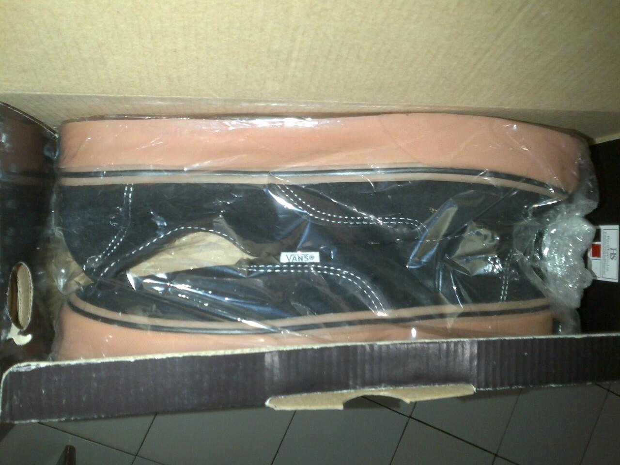 Vans Full suede black gum sol kw super kode HF