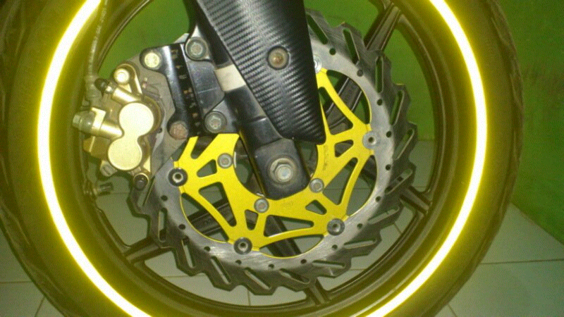jual second piringan cakram dbs 3mm buat motor vixion