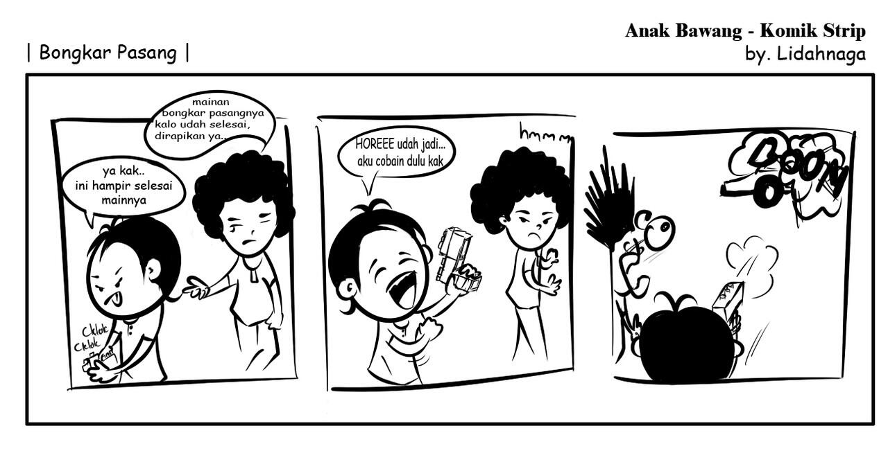 Kartun Strip Anak Bawang