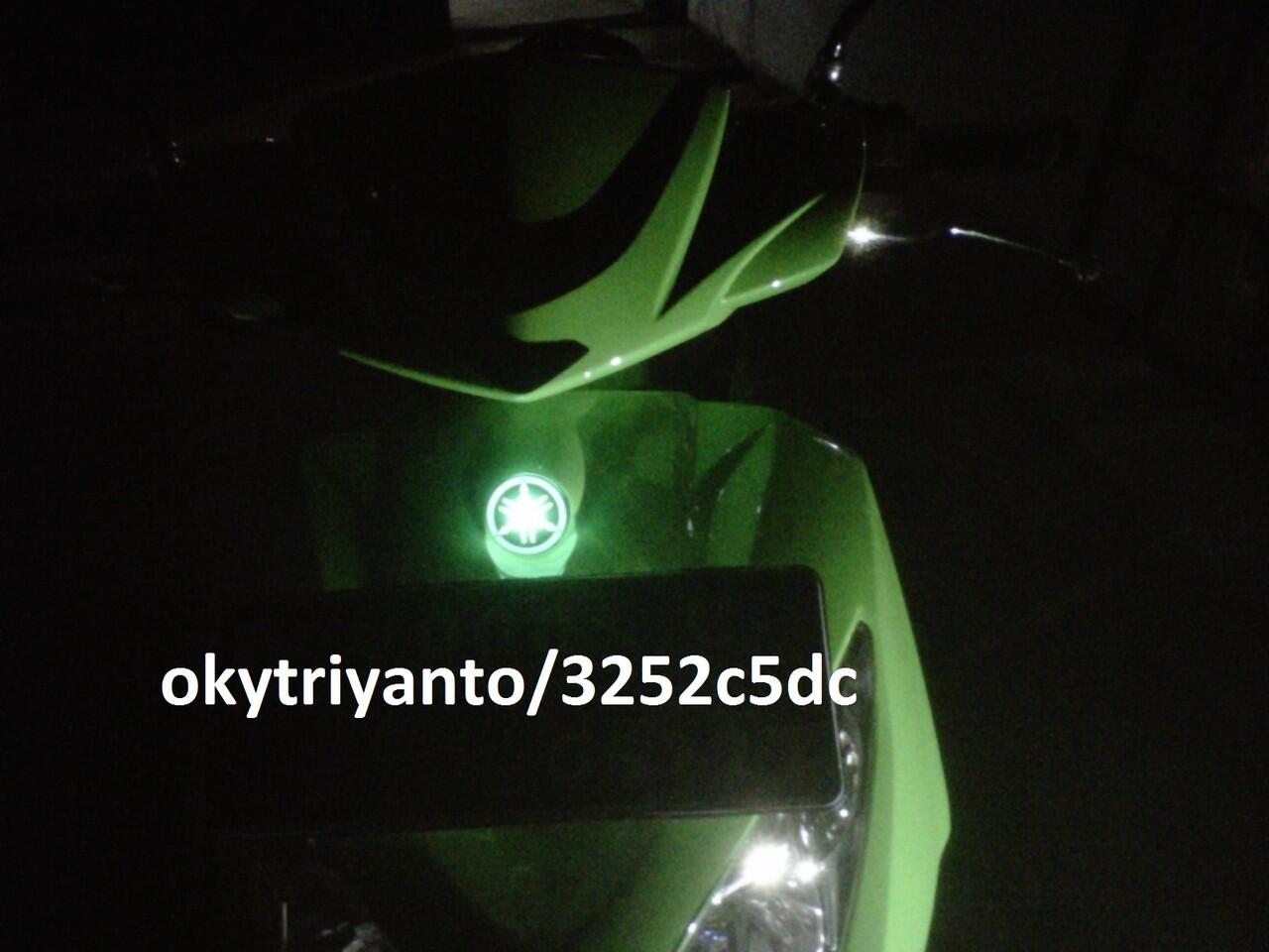 emblem yamaha LED untuk NOUVO / Z ,unik, BANDUNG