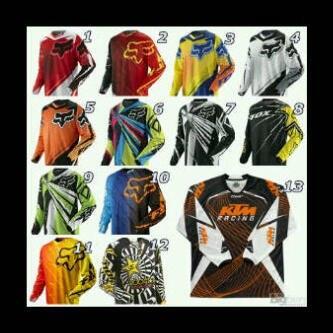 aneka jersey impor (thor,scoyco,monster,etc) & sepatu bikers (speed,alpinestar, etc)