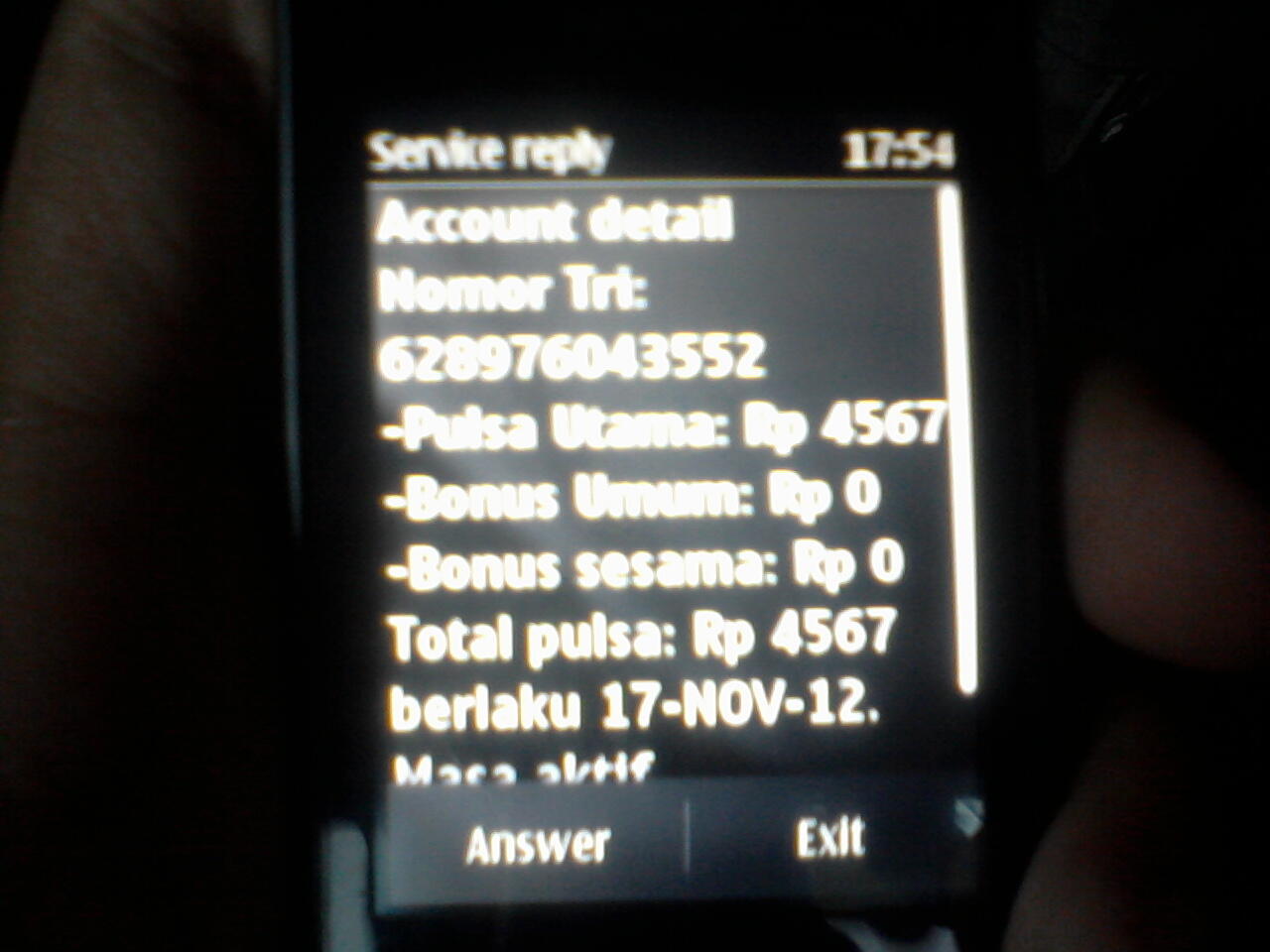 Masuk Gan!!! Liat Sisa Pulsa Ane!!!