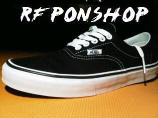 Ready Stock VANS AUTHENTIC BLACK/WHITE ORI (GSI)