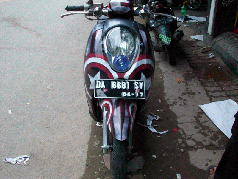 Scoopy ala Captain America Gan kerjaan ane