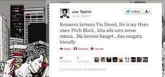 foto-foto Joe Taslim (aktor Indonesia di film fast &amp; furios 6)