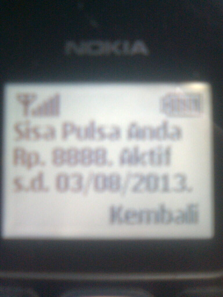 Masuk Gan!!! Liat Sisa Pulsa Ane!!!