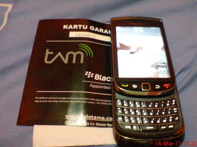 Blackberry torch 9800 harga ; 1.000.000