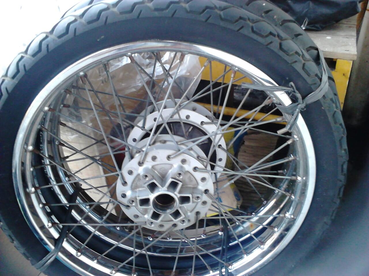 velg, spakbor, tutup rantai scorpio. stang tiger n byson