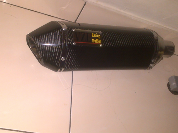 Custom Knalpot Ninja 250 R Full Carbon Silencer Slip On