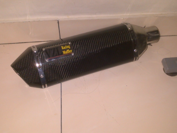 Custom Knalpot Ninja 250 R Full Carbon Silencer Slip On